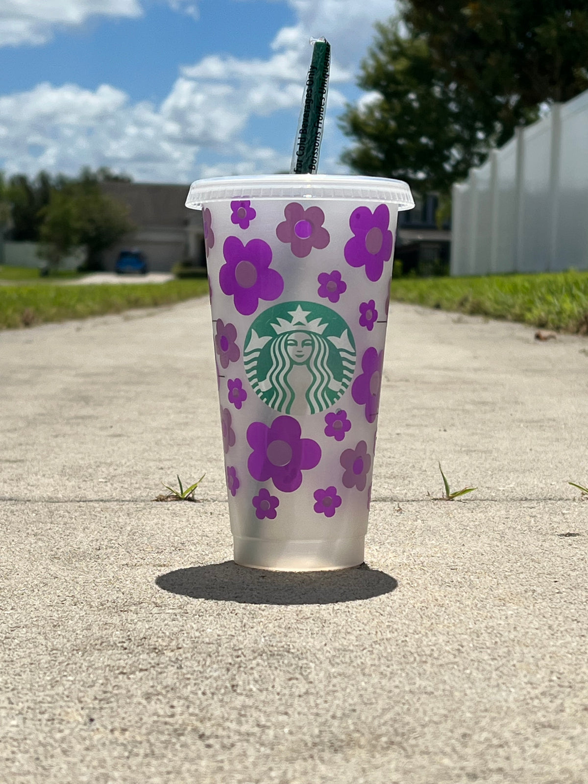 Retro Flowers Starbucks Tumblers
